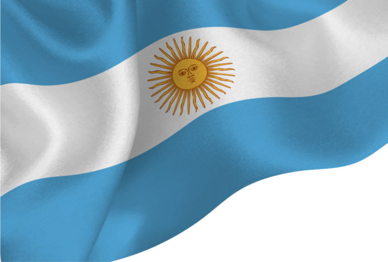 アルゼンチン　 国旗　旗　背景
